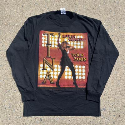 LOT 48B: Y2K Janet Jackson Tour Shirt w/ Tina Turner Tour Shirt & Hat
