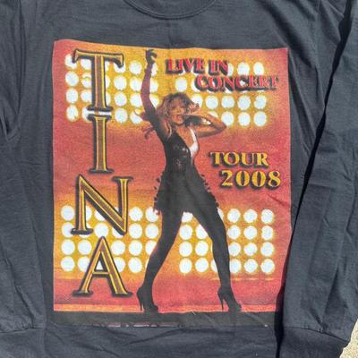 LOT 48B: Y2K Janet Jackson Tour Shirt w/ Tina Turner Tour Shirt & Hat