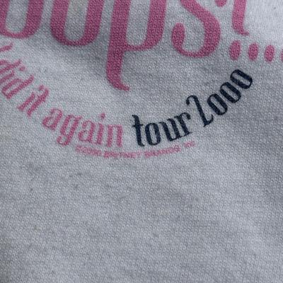LOT 49B: Vintage Y2K Brittney Spears Oops I Did It Again Tour T Shirts & Hat