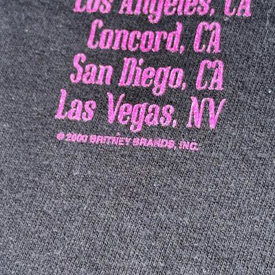 LOT 49B: Vintage Y2K Brittney Spears Oops I Did It Again Tour T Shirts & Hat