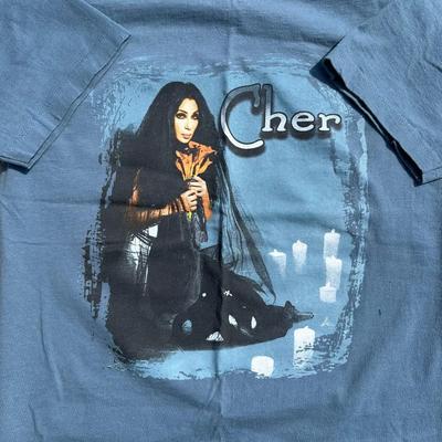 LOT 52A: Vintage Y2K Cher Tour T Shirts & CDs