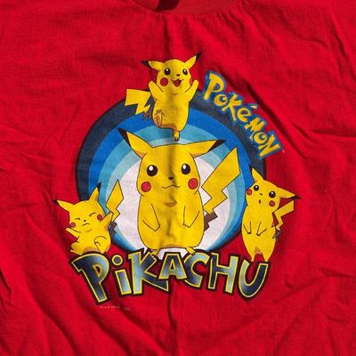 LOT 53A: Two Vintage Pokémon T Shirts (Size Youth XL)