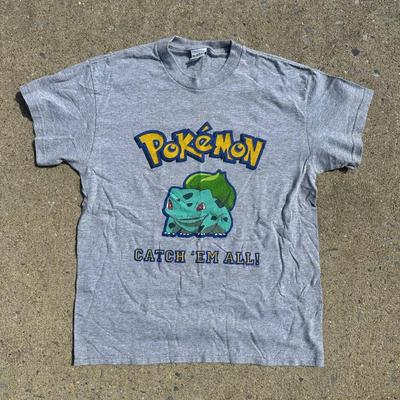 LOT 53A: Two Vintage Pokémon T Shirts (Size Youth XL)