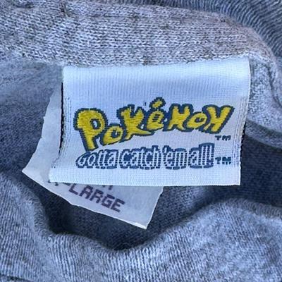 LOT 53A: Two Vintage Pokémon T Shirts (Size Youth XL)