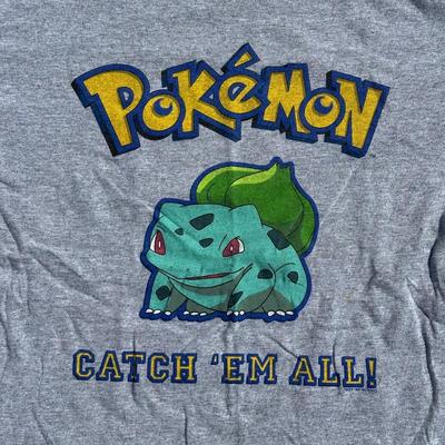 LOT 53A: Two Vintage Pokémon T Shirts (Size Youth XL)