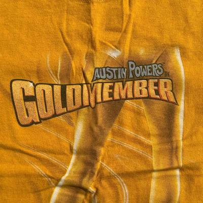 LOT 54A: Two Vintage Austin Powers Movie Promo T Shirts & Mini Me Figure