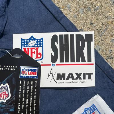 LOT 55A: Collection Of NFL Team Long Sleeve Shirts New With Tags