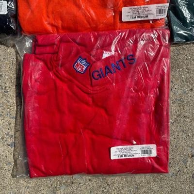 LOT 55A: Collection Of NFL Team Long Sleeve Shirts New With Tags