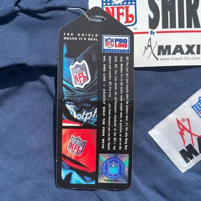 LOT 55A: Collection Of NFL Team Long Sleeve Shirts New With Tags