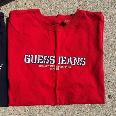 LOT 56: Vintage/Y2k Assorted T Shirts - Guess Jeans, Calvin Klein & More
