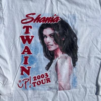 LOT 57B: 2003 Y2K Shania Twain UP! Tour T Shirts
