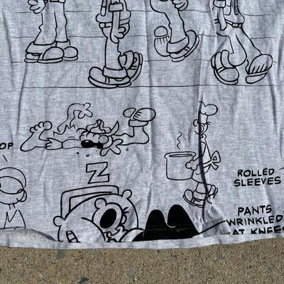 LOT 58A: Vintage Cartoon Character T Shirt Collection w/ Hats - Scooby Doo, Peanuts, Batman & More!