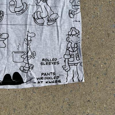 LOT 58A: Vintage Cartoon Character T Shirt Collection w/ Hats - Scooby Doo, Peanuts, Batman & More!