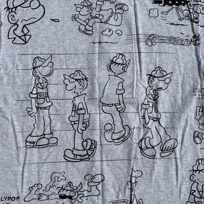 LOT 58A: Vintage Cartoon Character T Shirt Collection w/ Hats - Scooby Doo, Peanuts, Batman & More!