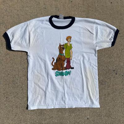 LOT 58A: Vintage Cartoon Character T Shirt Collection w/ Hats - Scooby Doo, Peanuts, Batman & More!