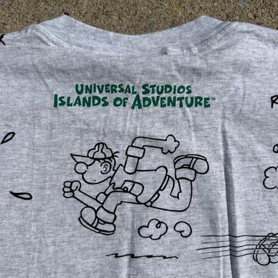 LOT 58A: Vintage Cartoon Character T Shirt Collection w/ Hats - Scooby Doo, Peanuts, Batman & More!