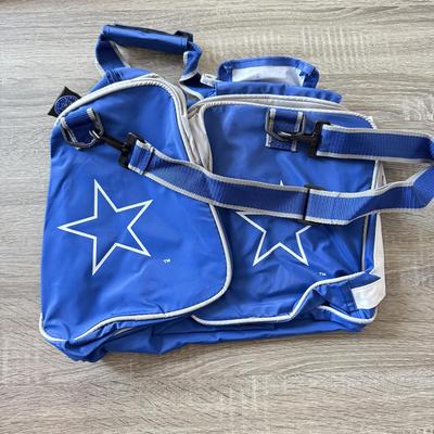 LOT 61B: NFL Dallas Cowboys Bags: Pleather Backpack & NWT Duffel