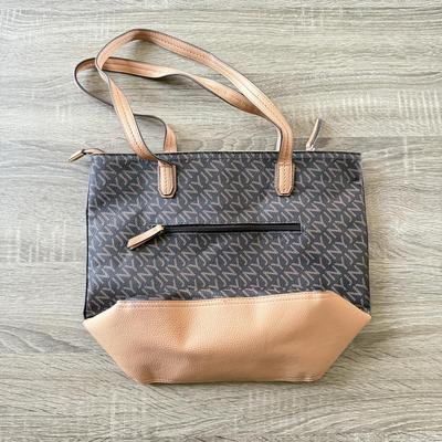 LOT 62B: Handbag Collection: Grey Ugg, Jones New York Signature Logo Print & Structured Geometric Pattern