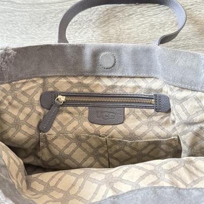 LOT 62B: Handbag Collection: Grey Ugg, Jones New York Signature Logo Print & Structured Geometric Pattern