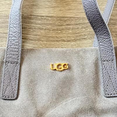LOT 62B: Handbag Collection: Grey Ugg, Jones New York Signature Logo Print & Structured Geometric Pattern