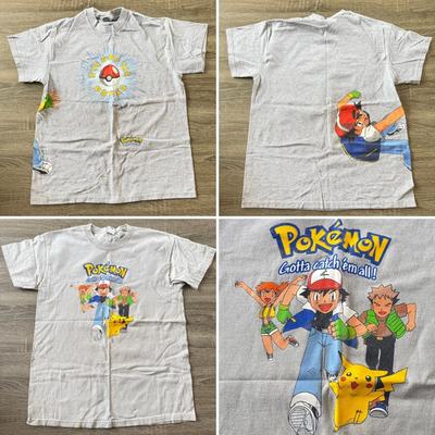 LOT 63L: 2 Youth XL 2000s Pokémon T-Shirts