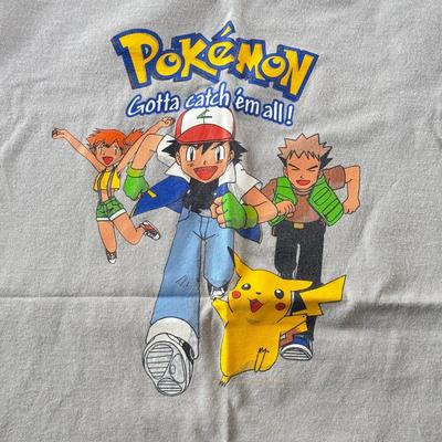 LOT 63L: 2 Youth XL 2000s Pokémon T-Shirts