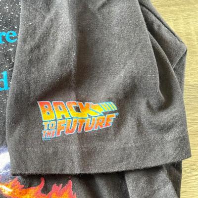 LOT 65W: Youth Large Universal Studios Back to the Future “Roads?” Quote T-Shirt