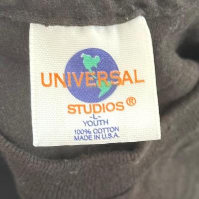 LOT 65W: Youth Large Universal Studios Back to the Future “Roads?” Quote T-Shirt