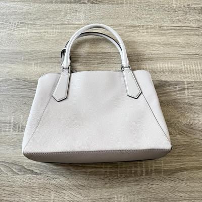 LOT 66W: New Grey Michael Kors Kimberly Large Satchel