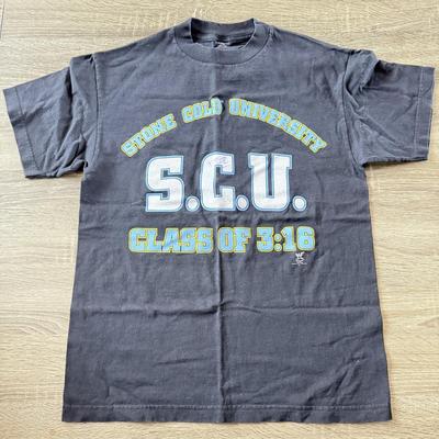 LOT 71W: 1993 WWF Stone Cold Steve Austin Stone Cold University Class of 3:16 T-Shirt