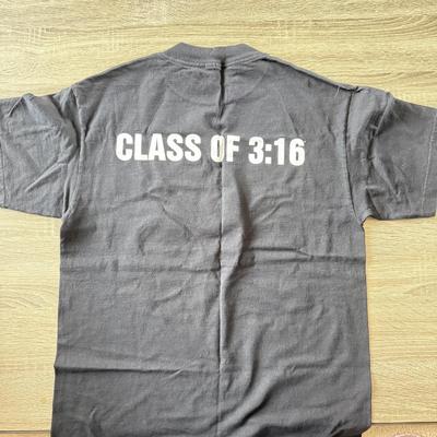 LOT 71W: 1993 WWF Stone Cold Steve Austin Stone Cold University Class of 3:16 T-Shirt