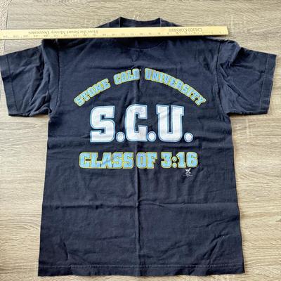 LOT 71W: 1993 WWF Stone Cold Steve Austin Stone Cold University Class of 3:16 T-Shirt