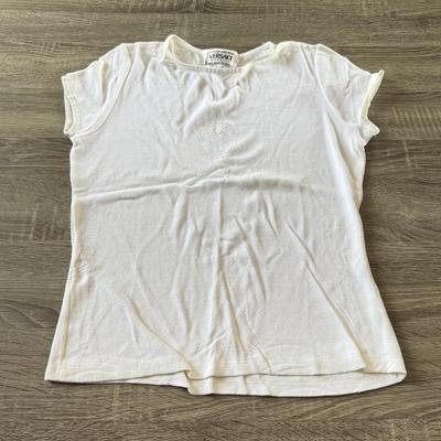 LOT 78A: White Ladies' Versace Intensive Logo Tee (Large)
