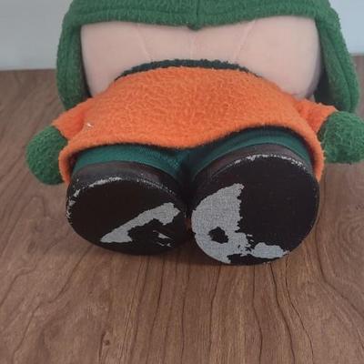 LOT 83B: South Park Character Plush Dolls and Kenny on Toilet NIP Poster