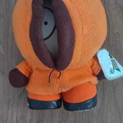 LOT 83B: South Park Character Plush Dolls and Kenny on Toilet NIP Poster