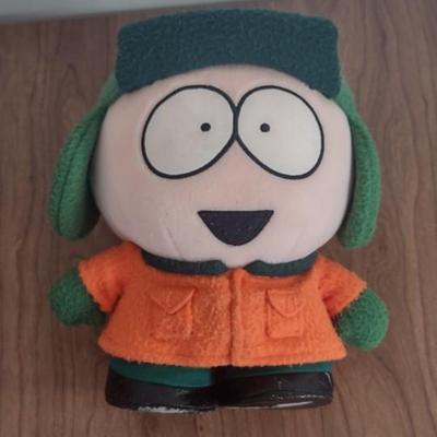 LOT 83B: South Park Character Plush Dolls and Kenny on Toilet NIP Poster