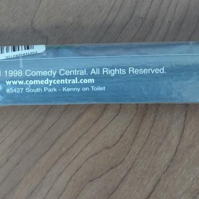 LOT 83B: South Park Character Plush Dolls and Kenny on Toilet NIP Poster