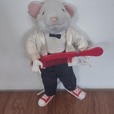 LOT 84B: 90s Toys: Pikachu Plush w/ Working Sounds, Tommy Pickles Rugrats Doll, Stuart Little, Clifford & More