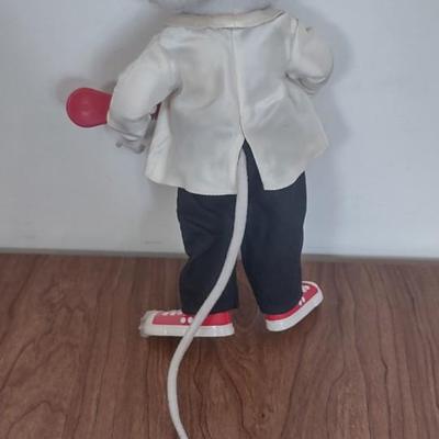 LOT 84B: 90s Toys: Pikachu Plush w/ Working Sounds, Tommy Pickles Rugrats Doll, Stuart Little, Clifford & More