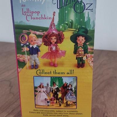 LOT 85B: NRFB Mattel Barbie Wizard of Oz Ken as the Cowardly Lion & Tommy as Munchkins