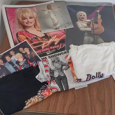 LOT 86B: Dolly Parton Merchandise: T-Shirts, Posters, Book of Prints