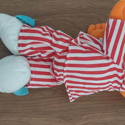 LOT 92B: Cookie Monster Comb, (4) Toys R Us Exclusive Elmo Plush Dolls and Sleepy Ernie Doll