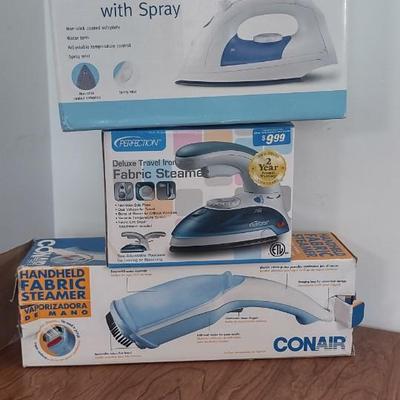 LOT 93B: Fabric Iron and Steamers in Box