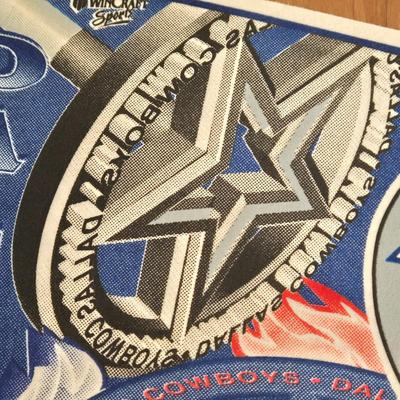 LOT 96B: 1990s NFL Dallas Cowboys "America's Team" Pennants & Hat