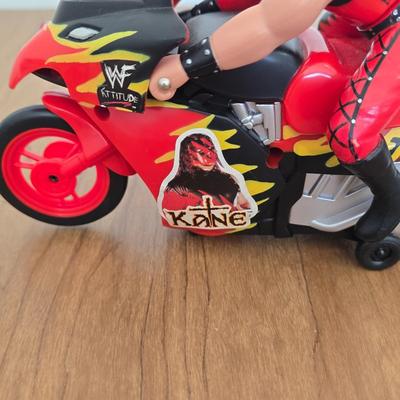 LOT 97B: The Rock Truck & Steve Austin, & Kane Motorcycle Toys