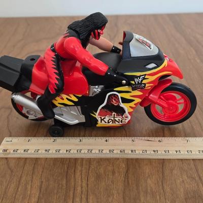 LOT 97B: The Rock Truck & Steve Austin, & Kane Motorcycle Toys