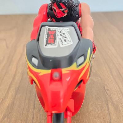 LOT 97B: The Rock Truck & Steve Austin, & Kane Motorcycle Toys