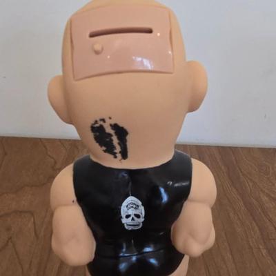 LOT 98B: Steve Austin Safe & Undertaker & Steve Austin Coin Banks