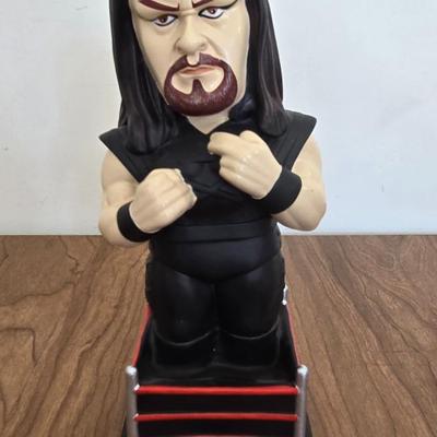 LOT 98B: Steve Austin Safe & Undertaker & Steve Austin Coin Banks