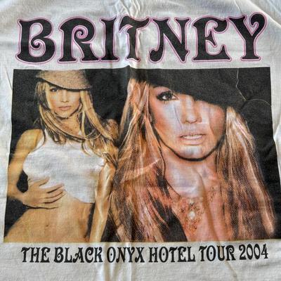 LOT 103A: 2004 Britney Spears The Black Onyx Hotel Tour T-Shirt (XL)